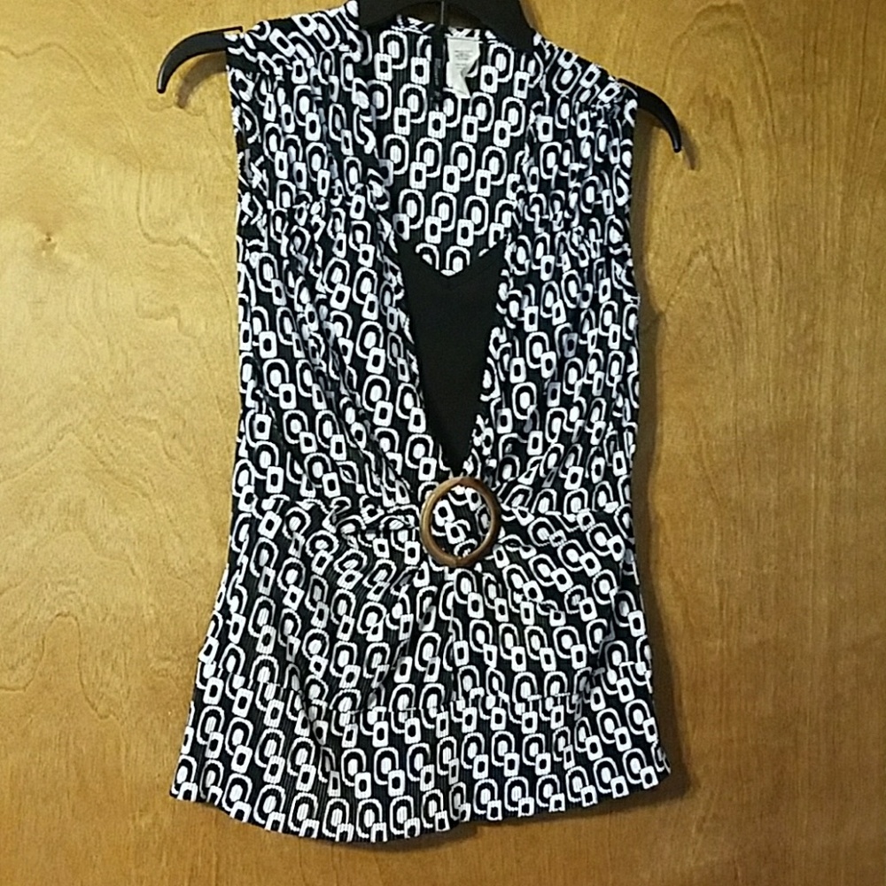 Black and White Tank Top